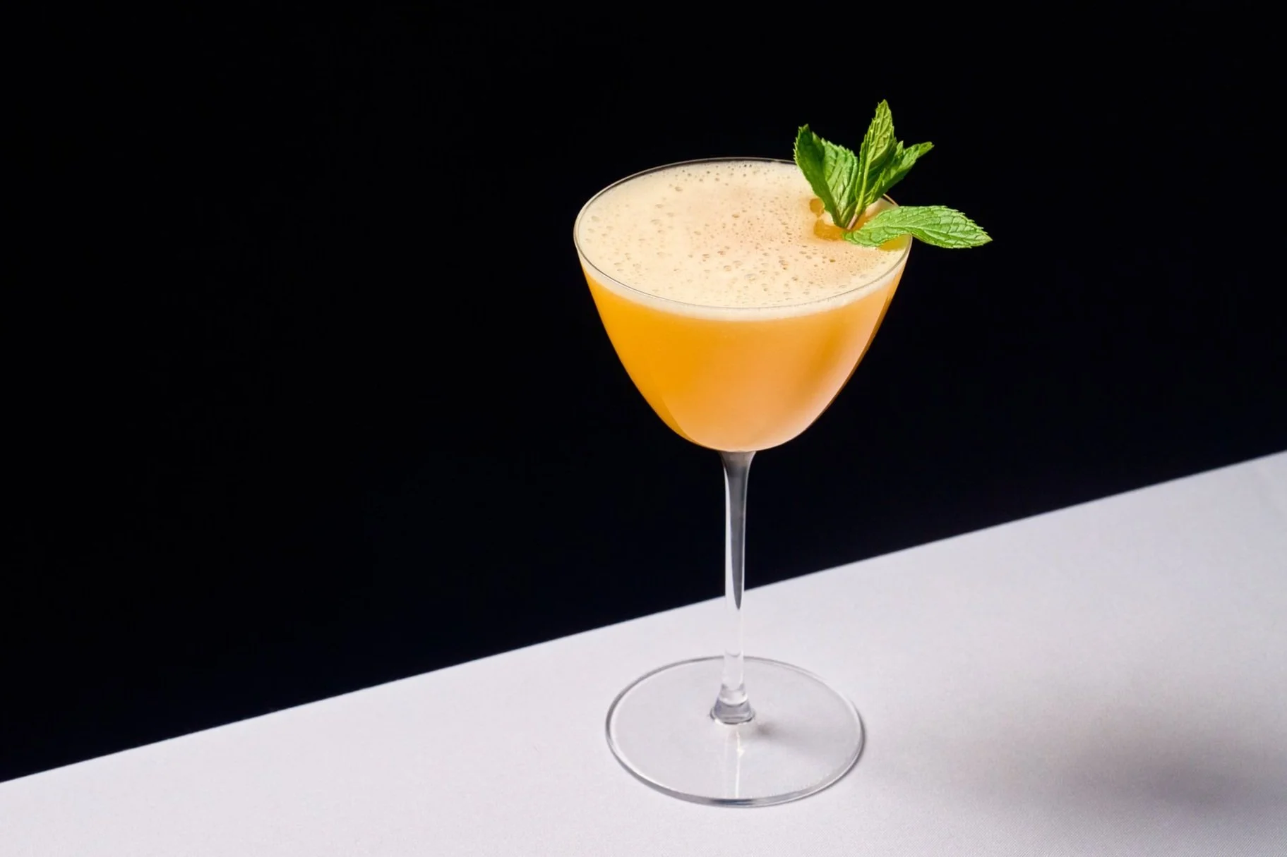 Signature craft cocktail served at Catch & Cut Las Olas rehearsal dinner and eat-and-meet corporate event in Fort Lauderdale (catchandcut.com)